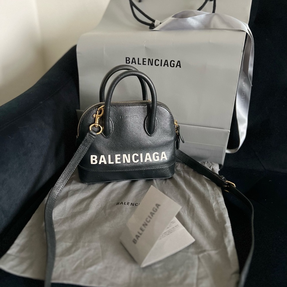 Balenciaga Ville XXS Black and White Small Grain Calfskin - Picture 4 of 8
